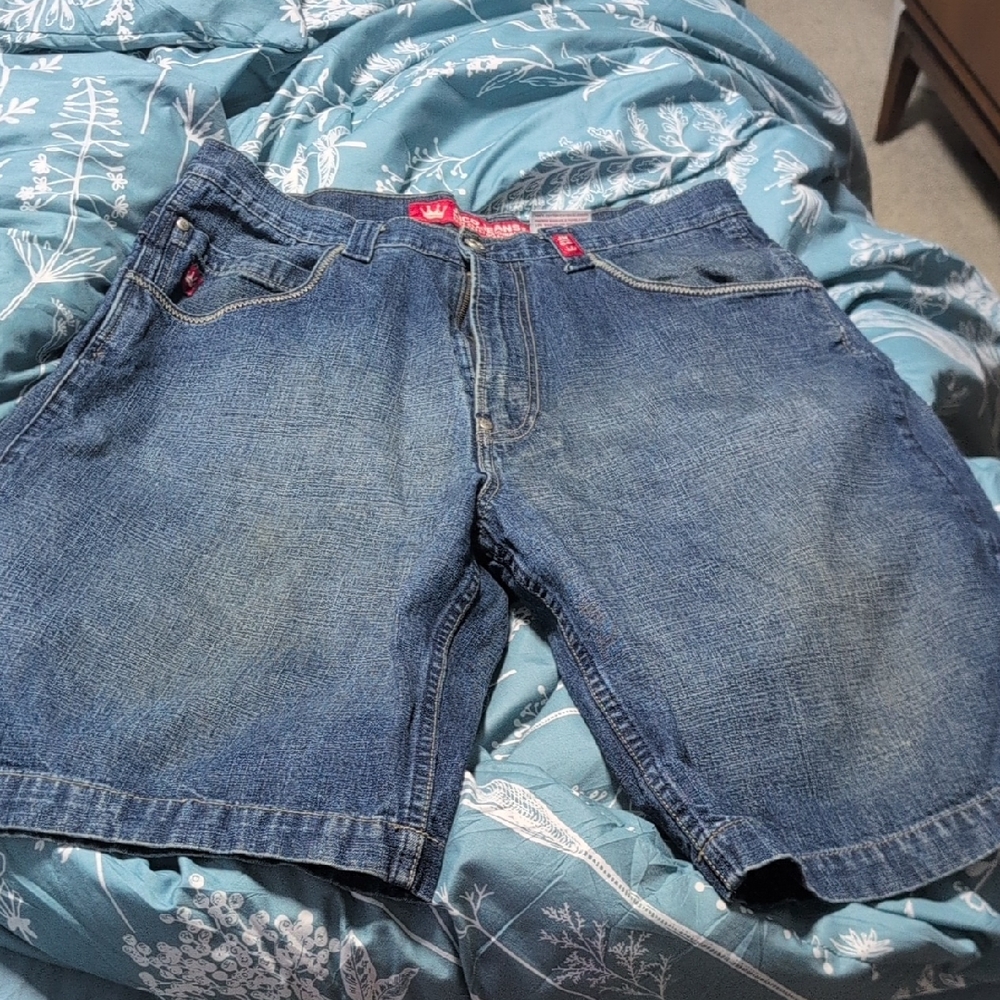 Men's Blue Denim Shorts